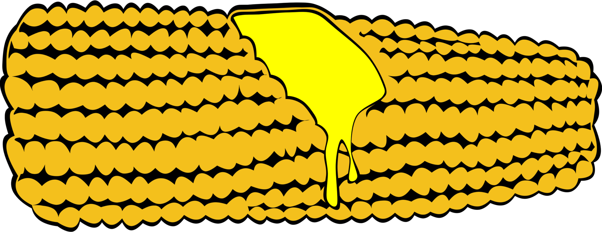 Corn On The Cob Drawing PNG Image Transparent