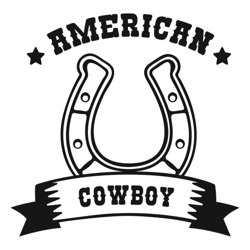 Imagens transparentes de logotipo de cowboy
