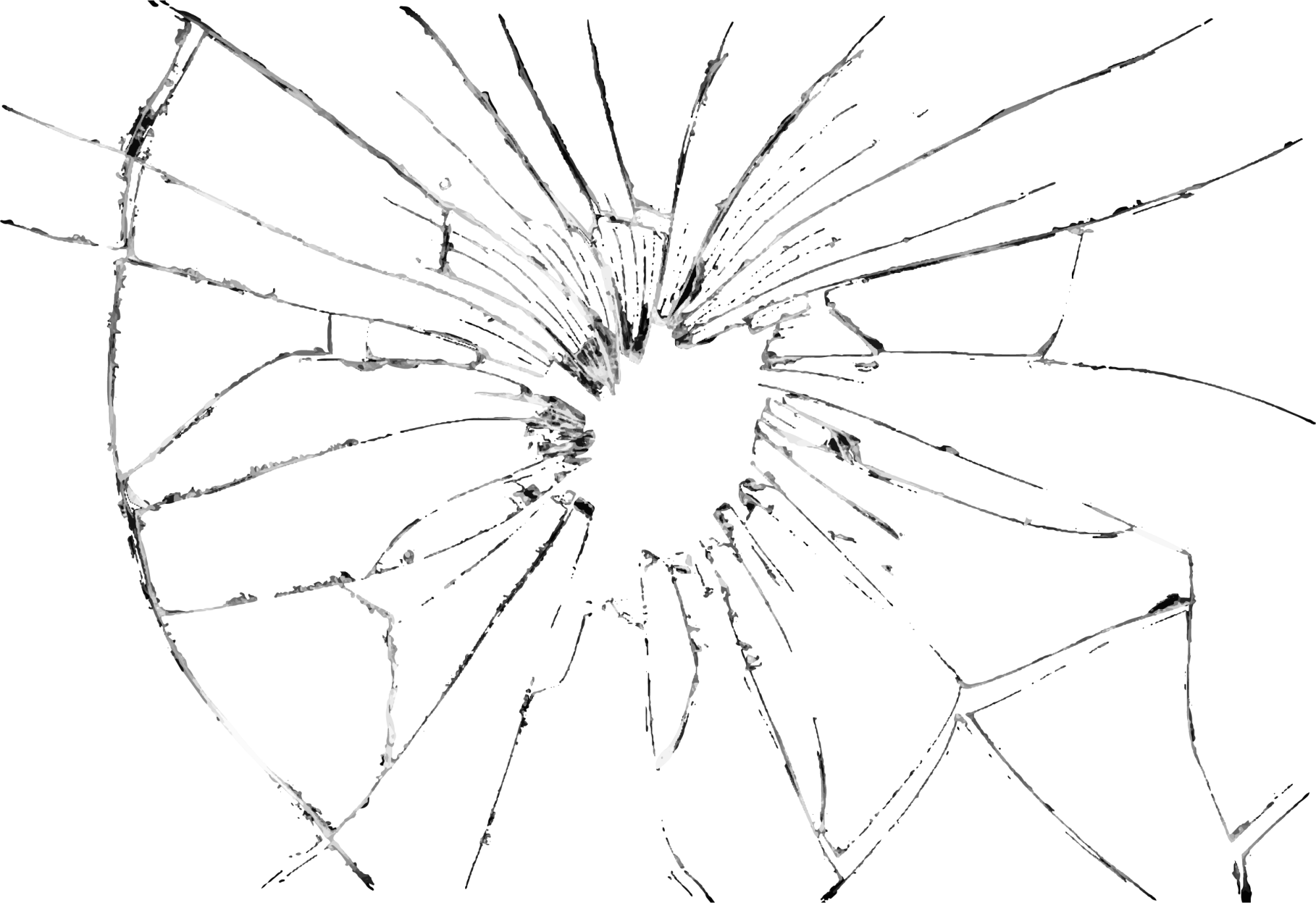 Cracked Glass Download Transparentes PNG-Bild