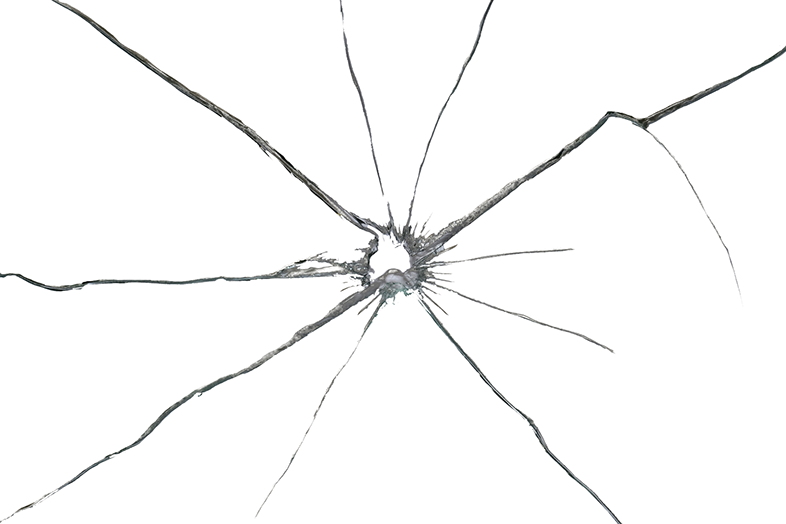 Cracked Glass PNG Photo