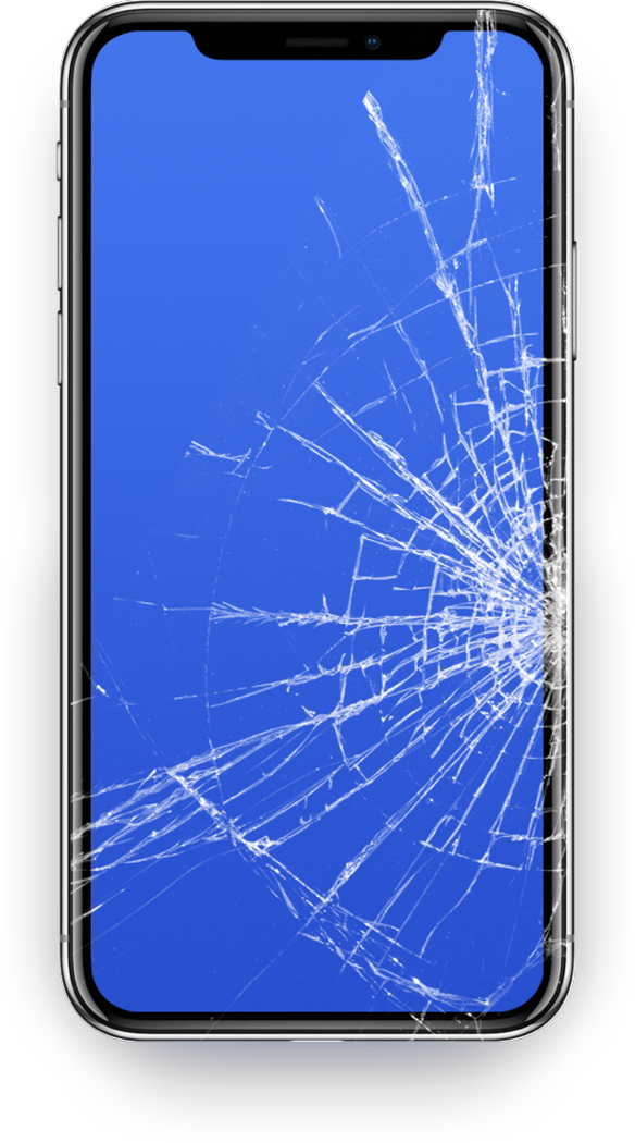 Cracked Screen Transparent Image