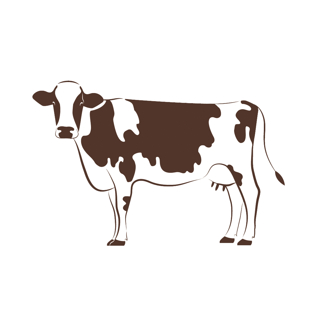 Mucca da latte PNG Immagine di alta qualità