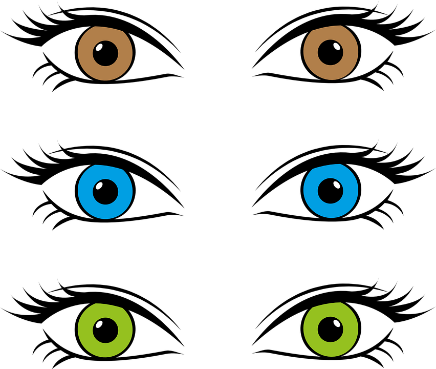 Темно-коричневые глаза PNG Image