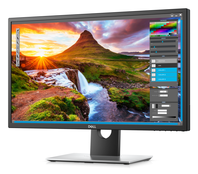 Dell ultrasharp monitor PNG Beeld Transparant