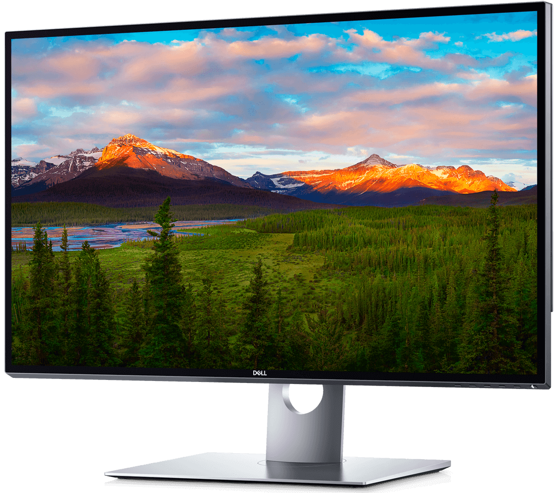 Dell Ultrasharp monitor widescreen PNG immagine sfondo