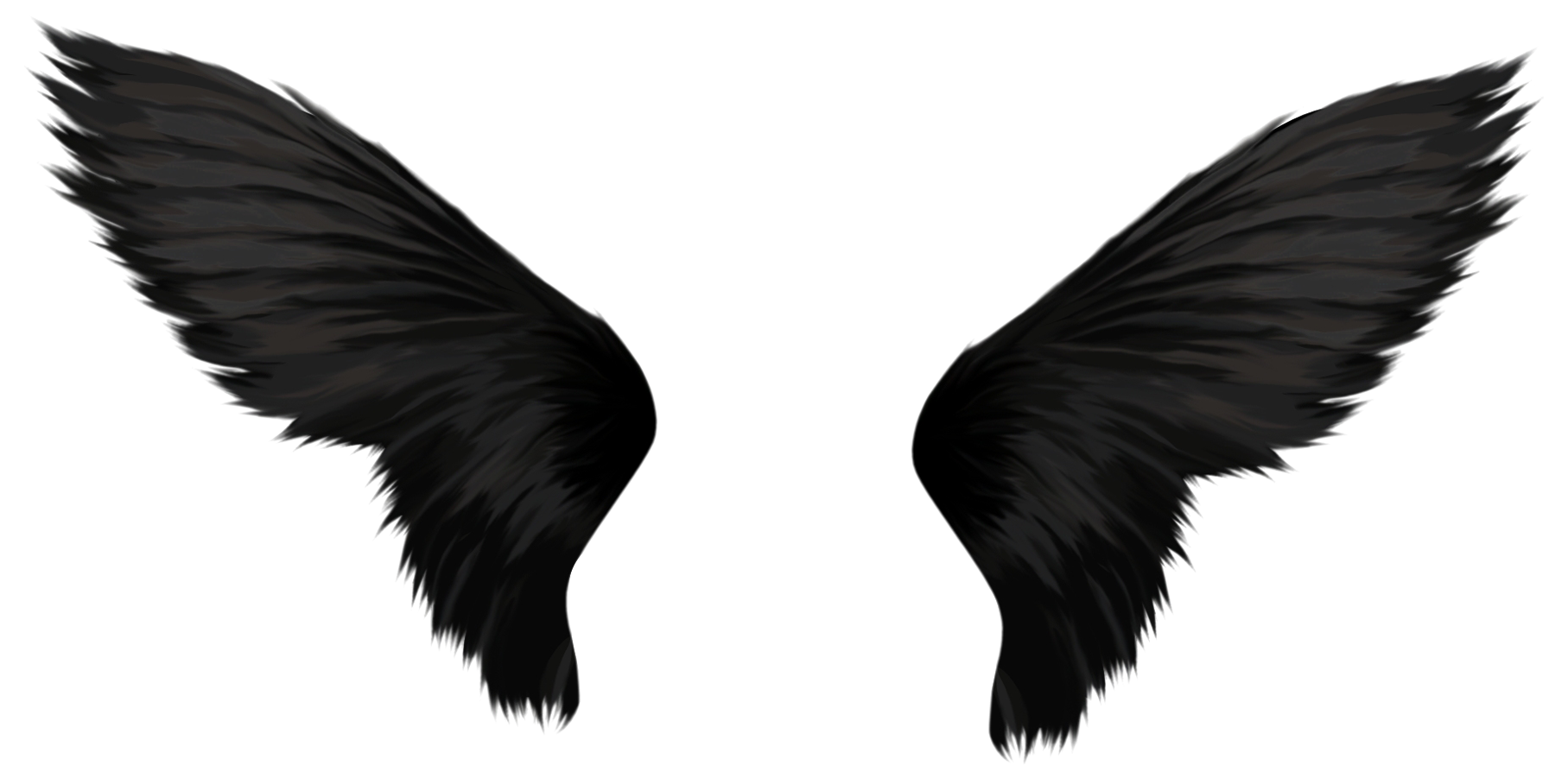 Vista lateral de las alas de demonio Imagen PNG gratis