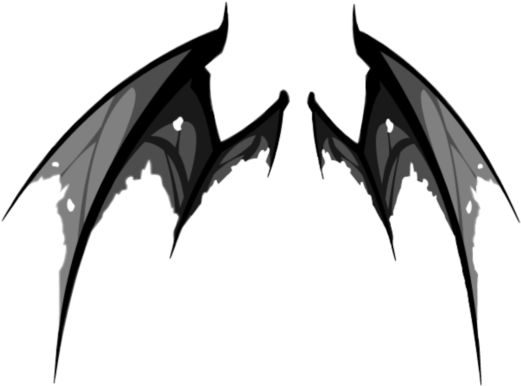 Dämon Wings Transparenter Hintergrund PNG