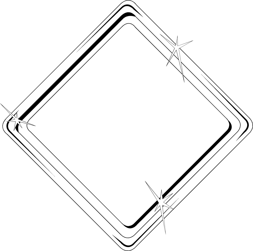 Diamond Shape Rhombus PNG Transparent Image