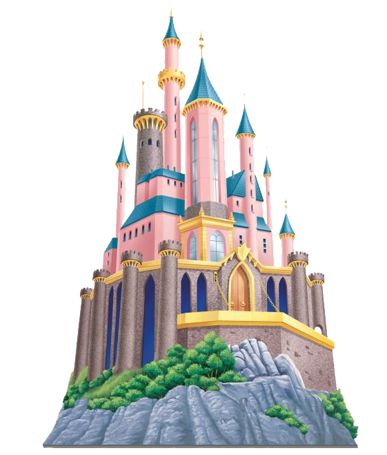 Image de fond de château de Disney