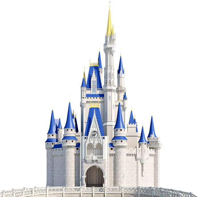 Imagen PNG del castillo de Disneyn Transparente