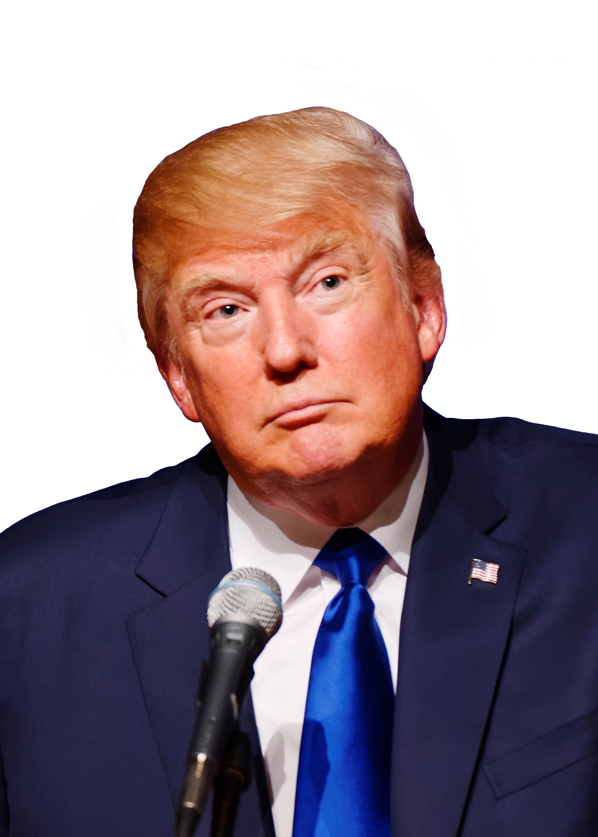 Donald Trump Wajah Unduh PNG Gambar