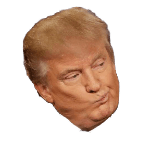 Donald Trump Face PNG Image Transparent Background