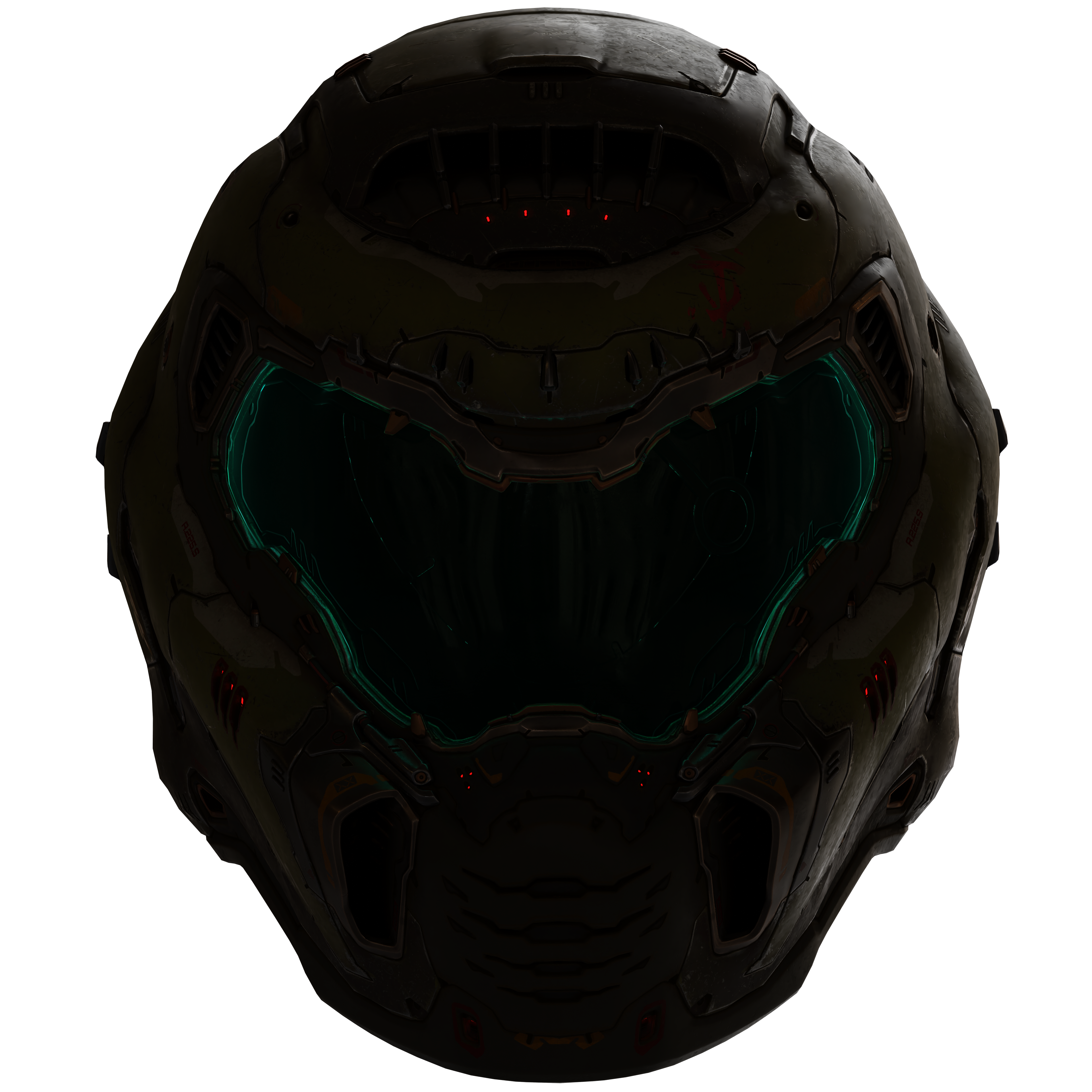 Doom Slayer Helmet Transparent