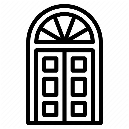 Deur architecturale symbool PNG Gratis Downloaden