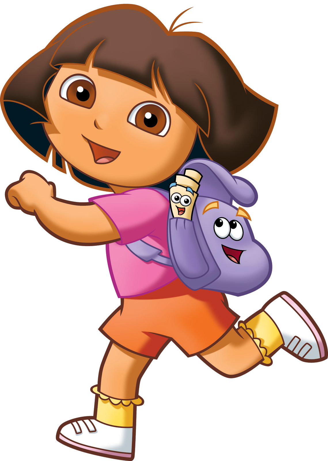Dora The Explorer Cartoon PNG صورة شفافة