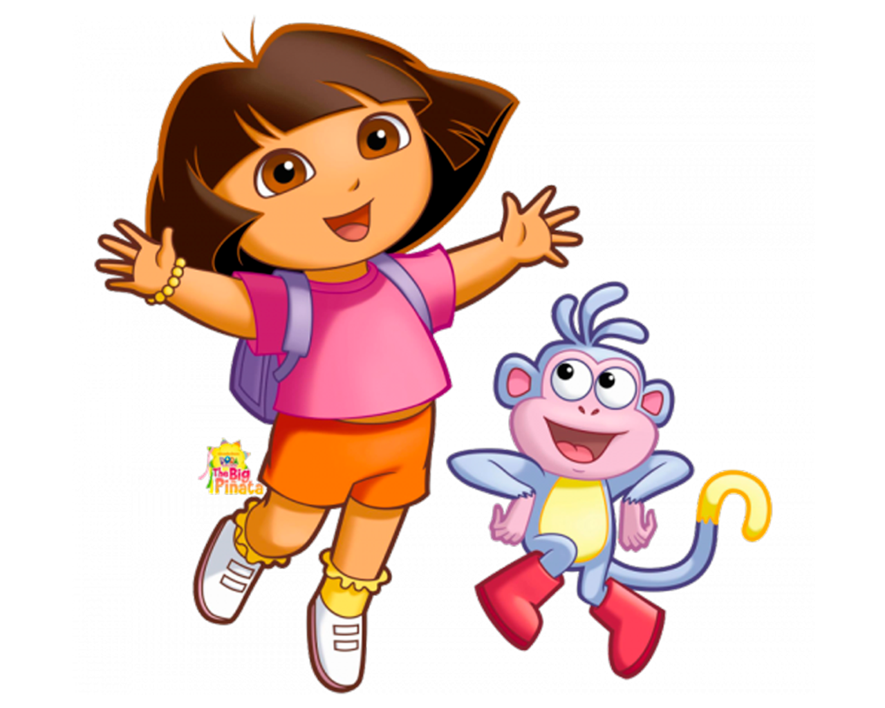 Dora der Explorer-Cartoon-transparentes Bild