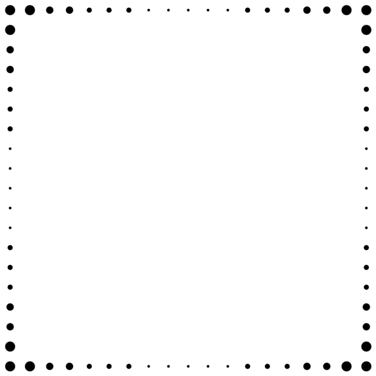 Punktrand PNG-Bild Transparenter Hintergrund