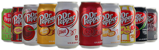 Dr Pepper Can PNG Image Background