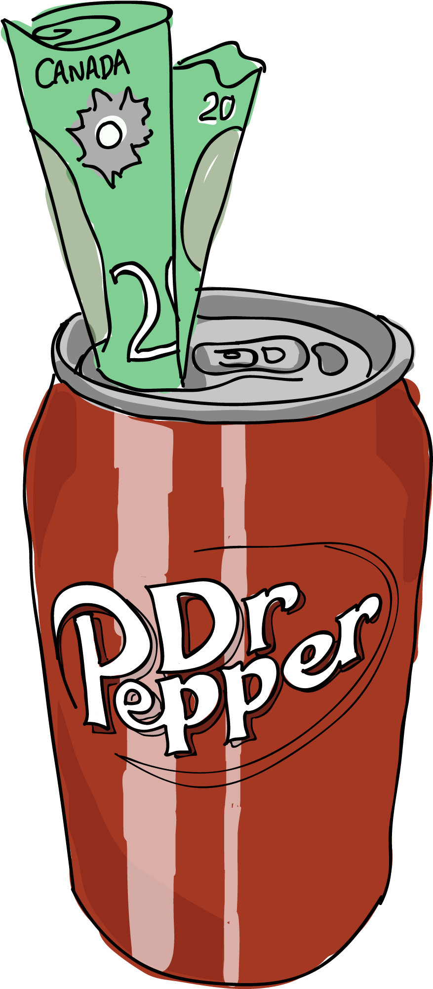 Dr Pepper Can Transparent Image