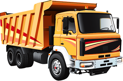Dump truck PNG Gambar Transparan