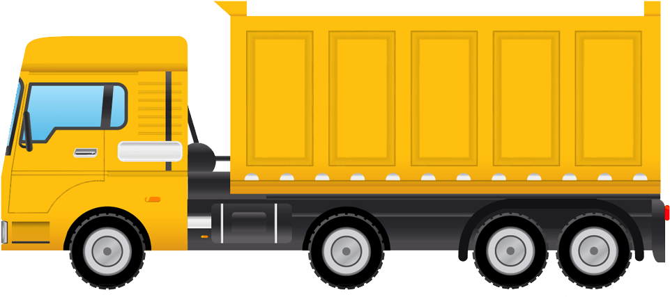Image Transparente PNG de camion à benne basculante