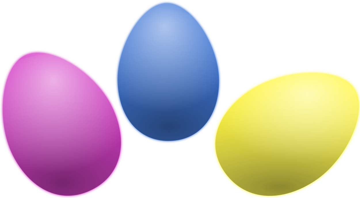 Easter Eggs PNG Image Background