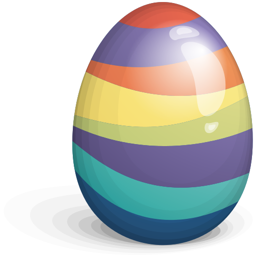 Пасхальные яйца прозрачное изображение