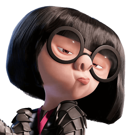 Edna Mode PNG High-Quality Image