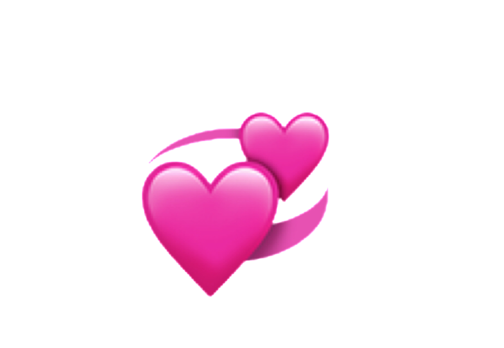 Emoji coeur PNG image Transparent fond