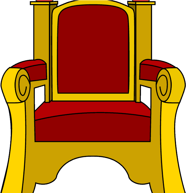 Cadeira do trono má PNG fundo
