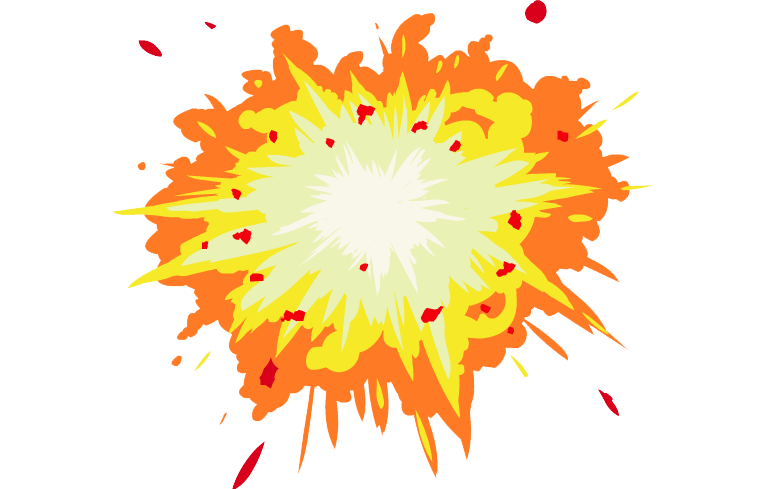 Explode PNG Background Image