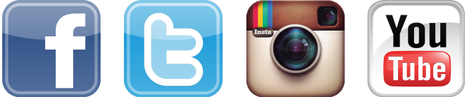 Facebook Instagram YouTube Logo Download Transparent PNG-Bild