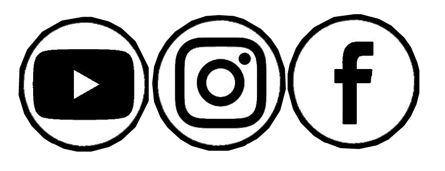 Facebook Instagram YouTube logo PNG Pic