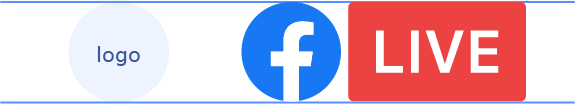 Facebook en direct Transparent fond PNG