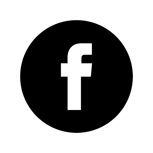 Facebook logo أبيض وأسود PNG صورة خلفية شفافة