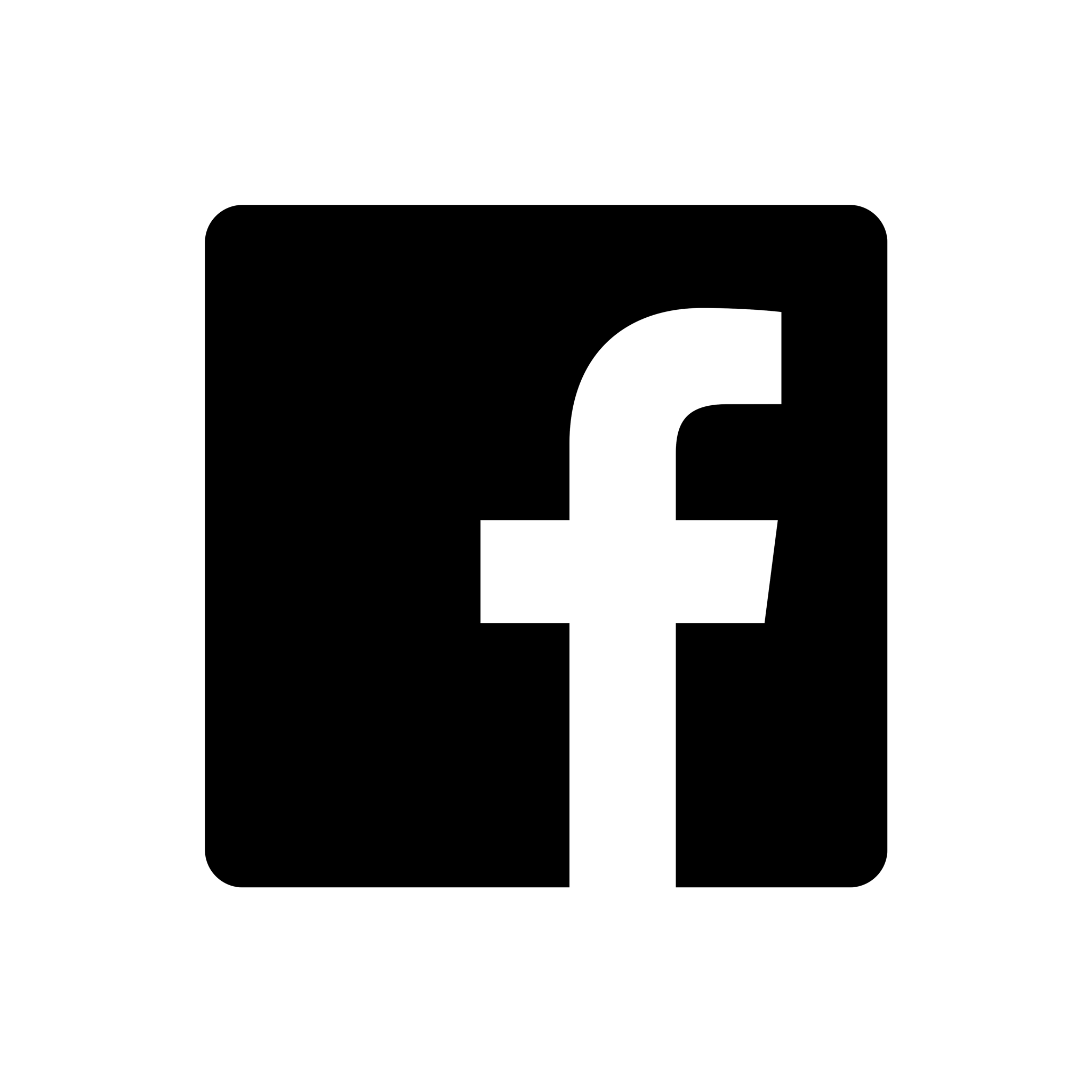โลโก้ Facebook ภาพโปร่งใสสีดำและสีขาว