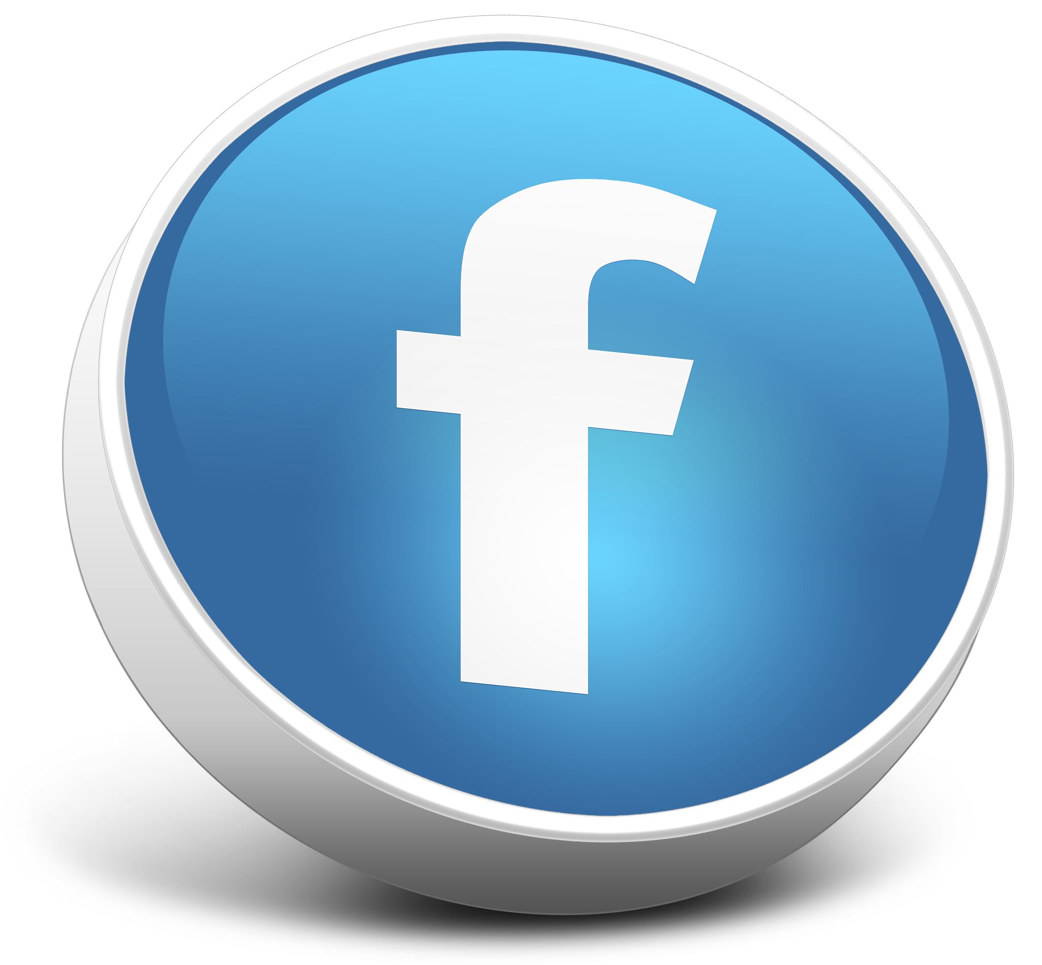 Imagem de alta qualidade do logotipo do Facebook PNG
