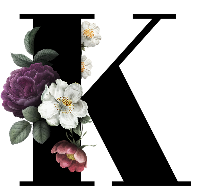 Floral Letters Download PNG Image