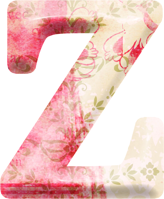 Floral Letters PNG High-Quality Image