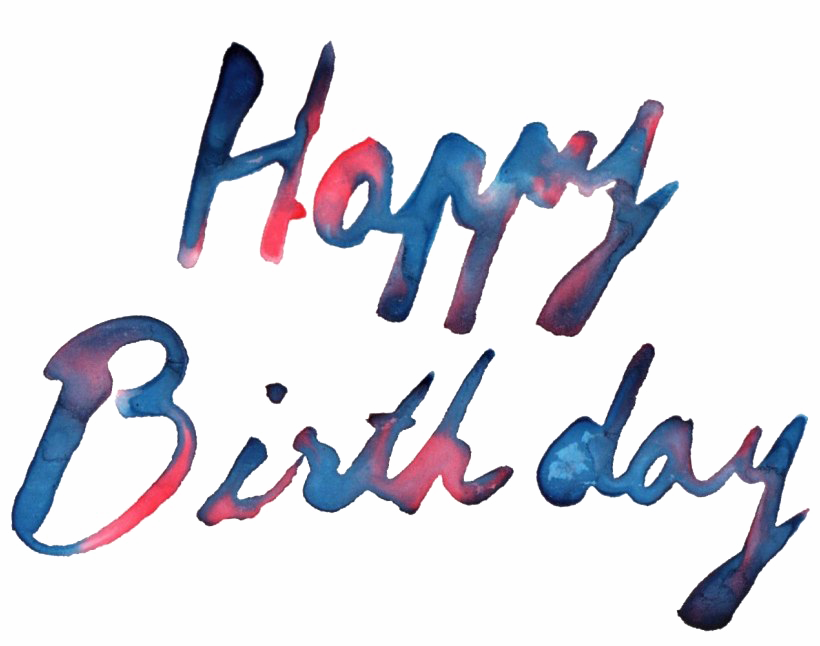 글꼴 해피 생일 PNG 무료 다운로드