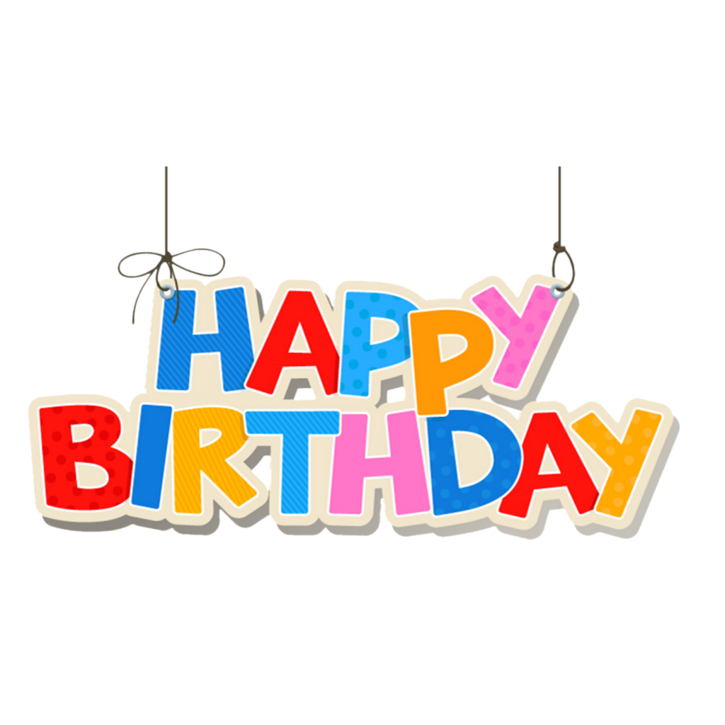 Font Happy Birthday PNG Image Transparent Background