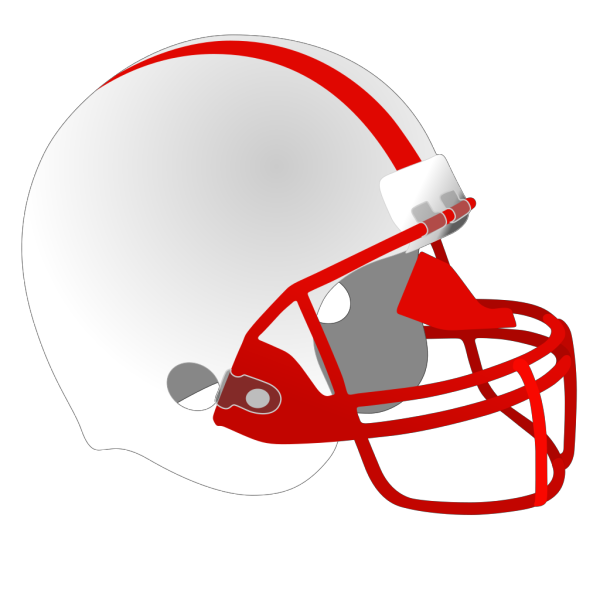 Vista lateral del casco de fútbol PNG descargar imagen