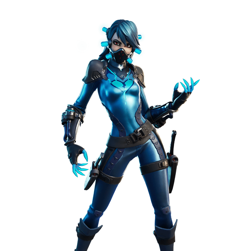 Fortnite Arctic Assassin Characters PNG Background Image