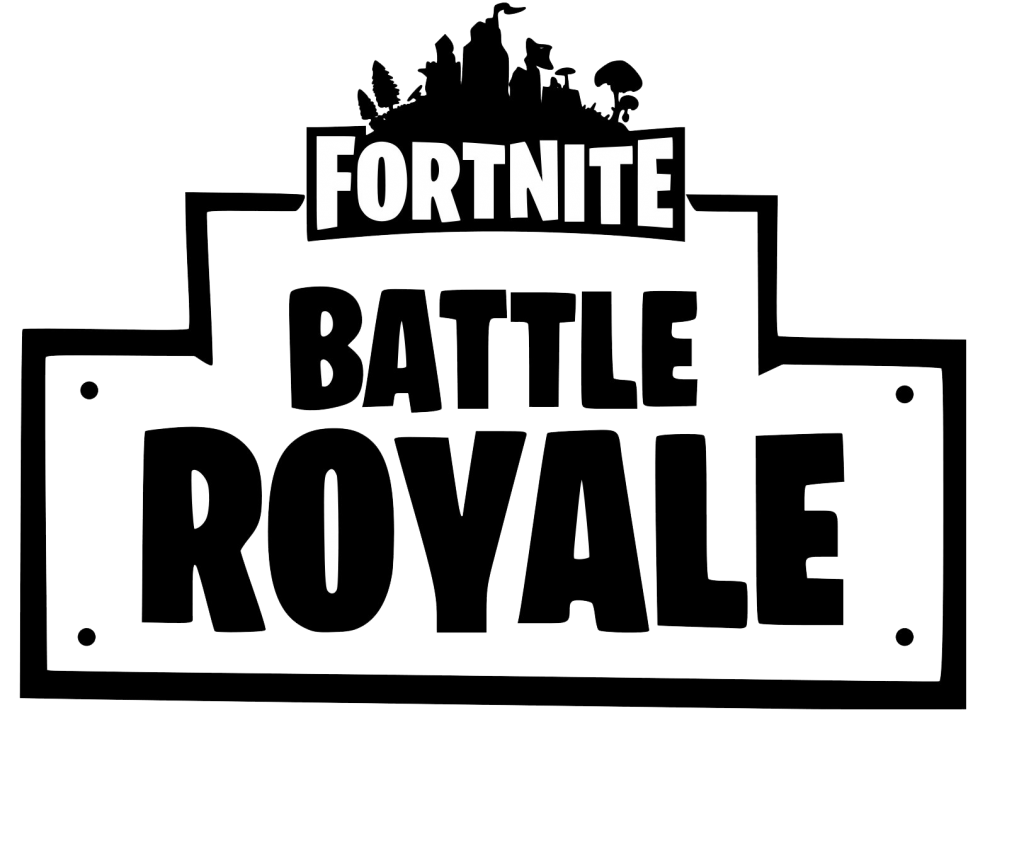 Fortnite Battle Royale logo قم بتنزيل صورة PNG شفافة