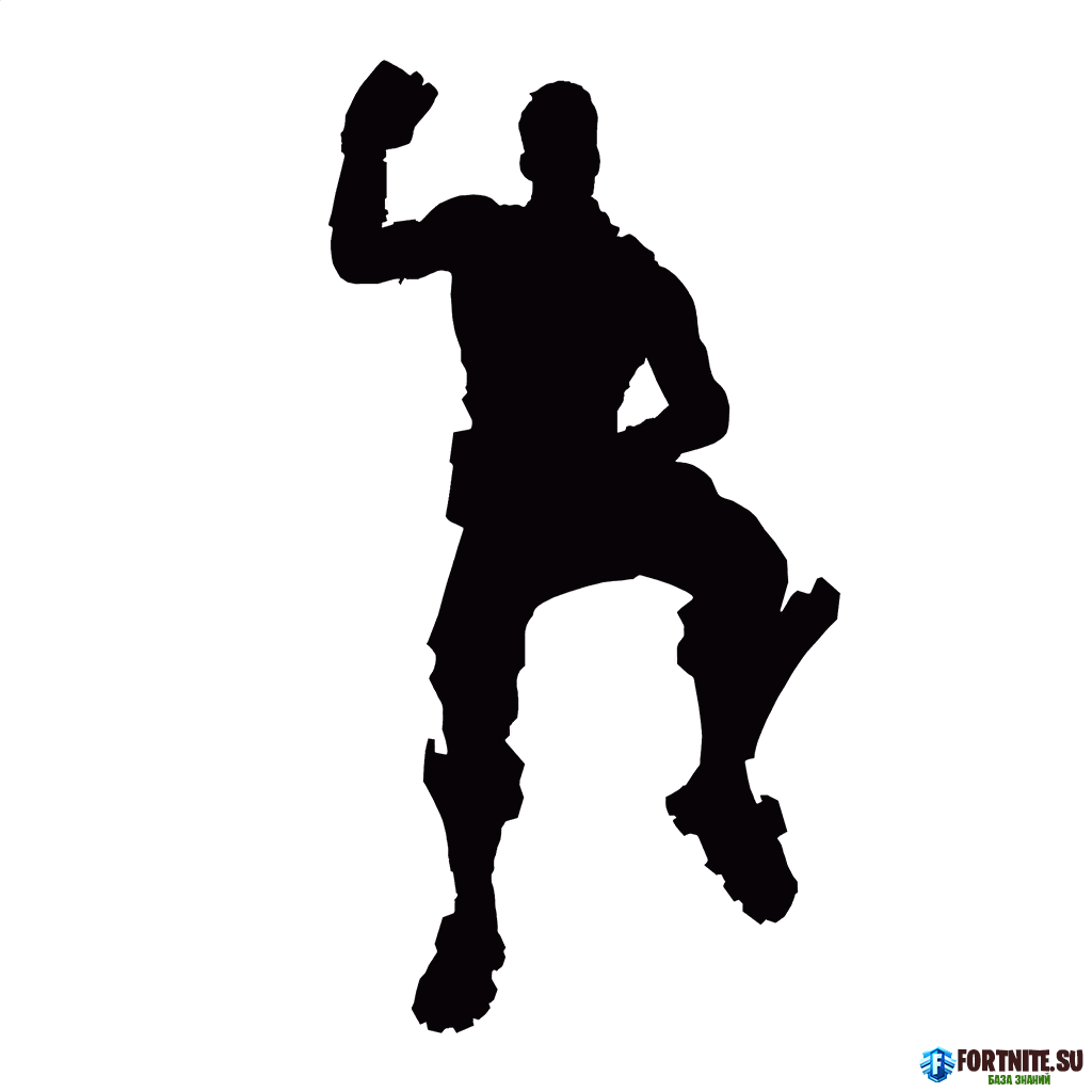 Fortnite Floss Silhouette PNG High-Quality Image