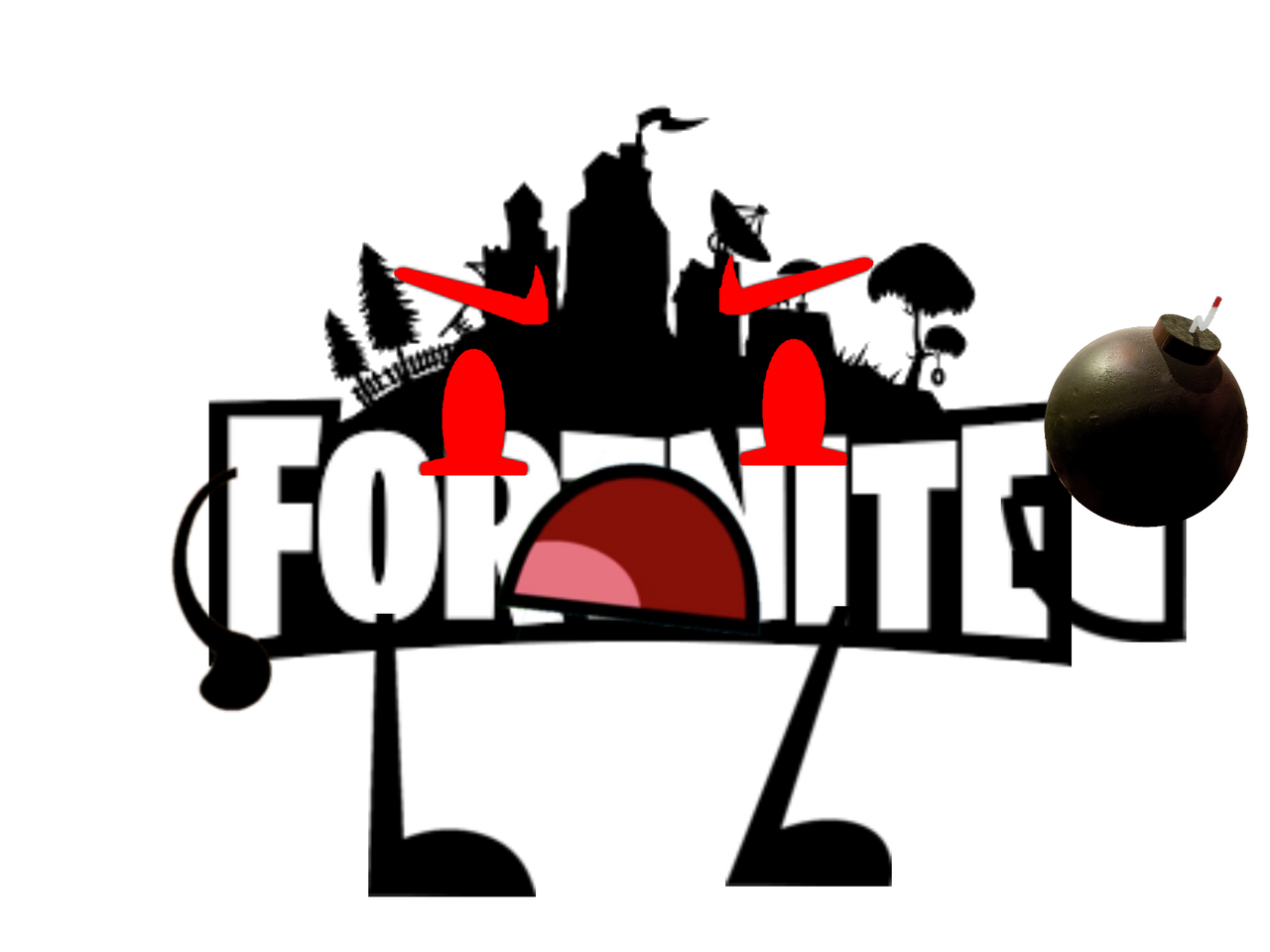 Fortnite logo бесплатно PNG Image