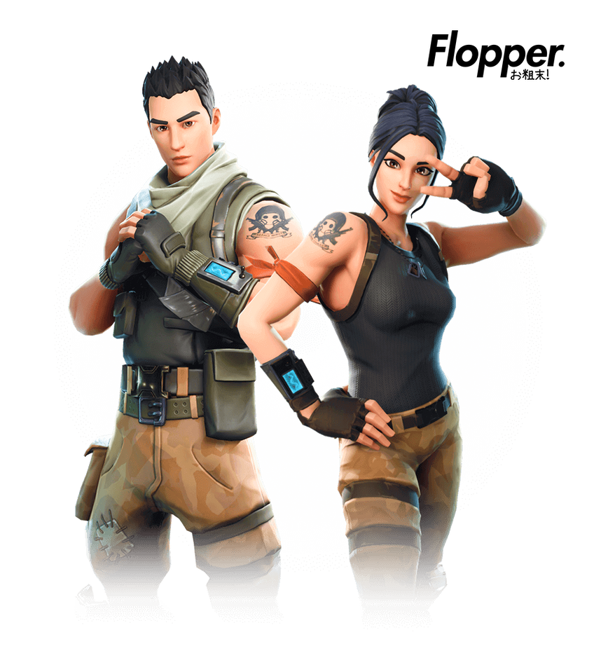 Fortnite Render Characters PNG Background Image