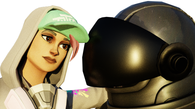 Fortnite Teknique Game PNG-Afbeelding Achtergrond