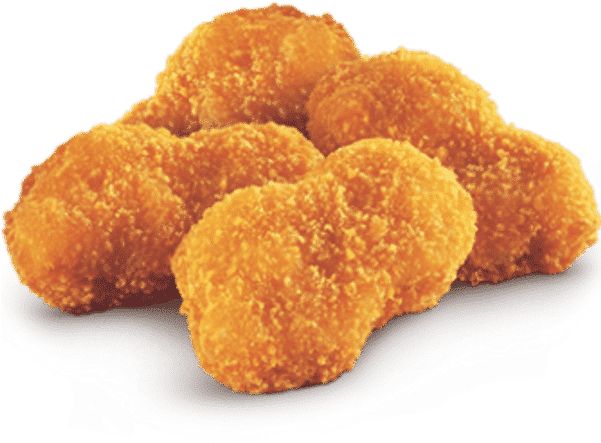 Fried Chicken Nuggets Gratis PNG-Afbeelding