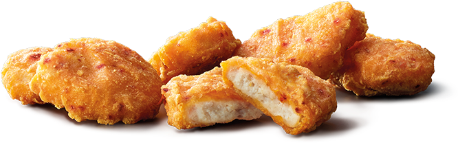 Fried Chicken Nuggets PNG-Bild